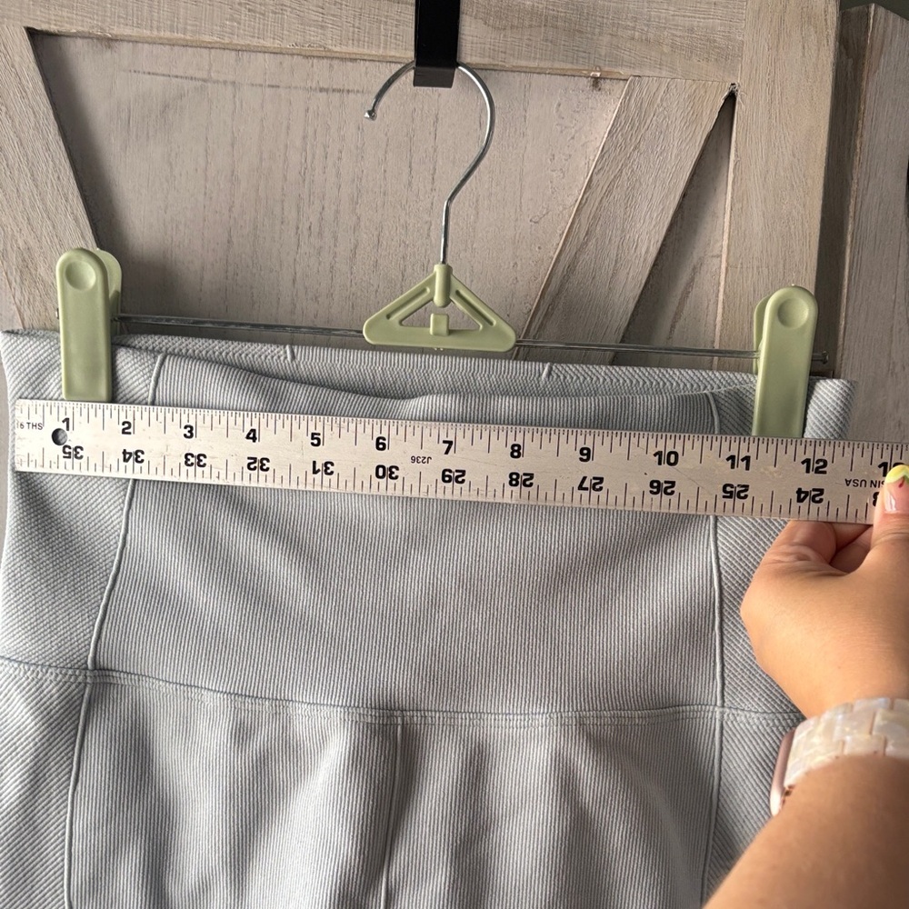 Women's Baby Blue High-Waisted Shorts - Picture 7 of 7